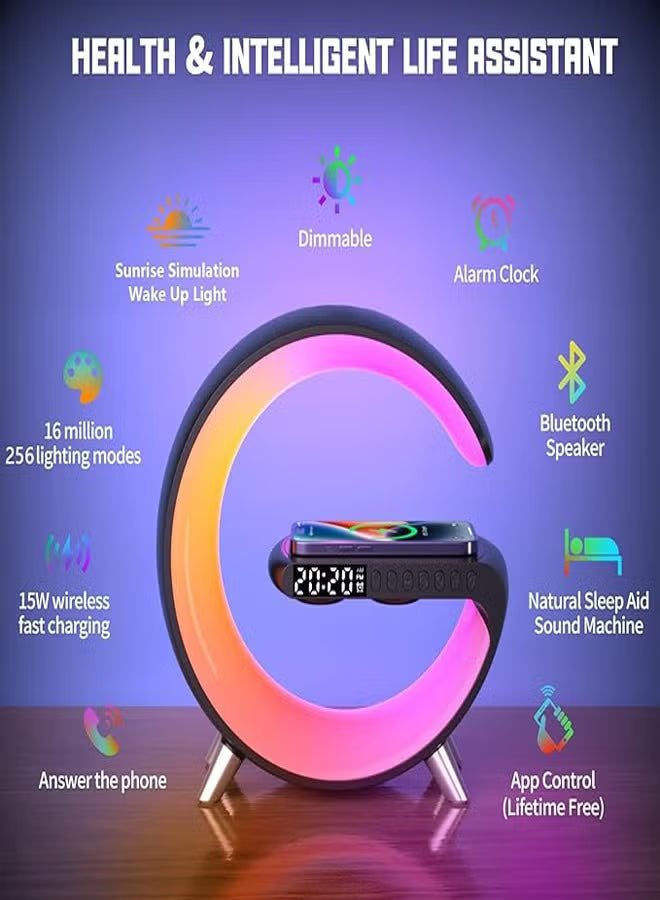 Mini G-Speaker Bluetooth RGB Lamp & Wireless Charging
