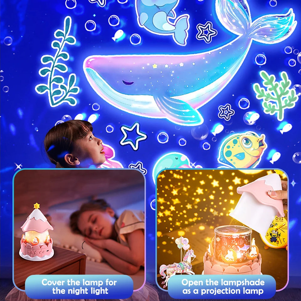 Ocean Projector Night Light 360 Degree
