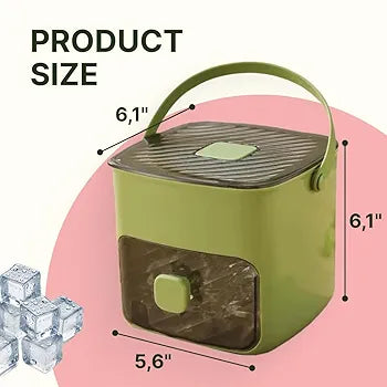 Ice Cube Trays for Freezer - Ice Trays with Lid Covered Ice Maker Trays for Drinks Smoothies Juices Easy Release Ice Cube Trays with Lids for Freezer